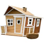 Lisa maison enfant en bois fsc maison de jeux pour l'extérieur / jardin en marron & blanc maisonnette ... Lisa maison enfant en bois fsc maison de jeux pour l'extérieur / jardin en marron & blanc maisonnette ...