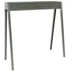 Lisa torino 80 barbecue au charbon de bois en fer aluminis� pour arrosticini