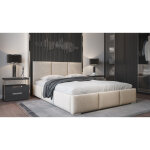 Lit double 180x200 cm lary - lit adulte avec sommier - lit rembourré avec rangement, lit coffre - tissu ... Lit double 180x200 cm lary - lit adulte avec sommier - lit rembourré avec rangement, lit coffre - tissu ...