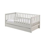 Lit enfant 70x140 cm avec tiroirs blanc - riaz Lit enfant 70x140 cm avec tiroirs blanc - riaz