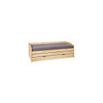 Lit 90x200 cm avec 3 couchages en pin massif naturel - chambery Lit 90x200 cm avec 3 couchages en pin massif naturel - chambery