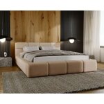 Emporius - lit adulte 180x200 oslo - lit double, lit de chambre  coucher - sommier  lattes, tte de ...