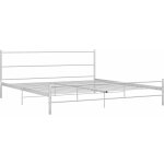 Lit adulte pour 2 personnes, structure de lit, assemblage facile, blanc métal 160 x 200 cm oib4948e Lit adulte pour 2 personnes, structure de lit, assemblage facile, blanc métal 160 x 200 cm oib4948e