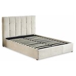 Paris prix - lit adulte sommier relevable 'birma' 160x200cm beige