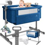 Lit d'appoint hubi 3en1 lit d'appoint bébé lit de voyage lit bébé avec matelas souple avec roulettes ... Lit d'appoint hubi 3en1 lit d'appoint bébé lit de voyage lit bébé avec matelas souple avec roulettes ...