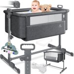 Lit d'appoint hubi 3en1 lit d'appoint bb lit de voyage lit bb avec matelas souple avec roulettes ...