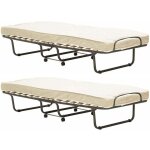 Veraflex - lit d'appoint pliant como (lot de 2)