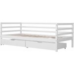 Happy garden - lit banquette pour enfant 190x90cm avec tiroirs jules