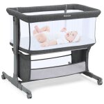 Yoleo - lit bb cododo 3 en 1, lit parapluie  10 kg, hauteur rglable 7 niveaux, avec matelas, ct ...