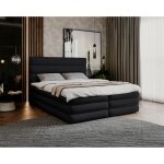 Lit boxspring 180x200 ledder box - lit double avec sommier à lattes & topper, coffre de lit - lit avec ... Lit boxspring 180x200 ledder box - lit double avec sommier à lattes & topper, coffre de lit - lit avec ...