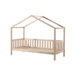 Les tendances - lit cabane mh 90x200 sommier inclus vipack dallas - bois Les tendances - lit cabane mh 90x200 sommier inclus vipack dallas - bois
