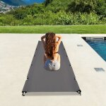 Lit de camp 190x70x17cm lit pliant ultra l�ger avec sac de transport, capacit� de charge jusqu'� 150kg ...