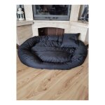 Viking choice - lit pour chien en cuir artificiel xxl - coussin pour chien canap pour chien lit pour ...