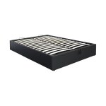 Lit coffre 140x200 collection yani coloris noir. lit avec un grand coffre pour votre chambre � coucher ...