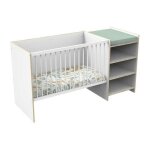 Baby - price first lit b�b� combin� blanc �volutif 120x60 cm