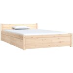 Cadre de lit avec tiroirs 120x190 cm petit double vidaxl
