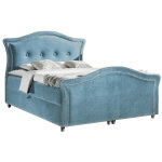 Mobilier1 - lit continental baltimore 136, magic velvet 2260, double, continental, 160x200, tapisserie, ...