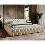 Emporius - lit double 180x200 vigo - lit chesterfield avec tiroir de lit - style glamour - lit design ... Emporius - lit double 180x200 vigo - lit chesterfield avec tiroir de lit - style glamour - lit design ...