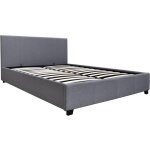 Habitat et jardin - lit double avec coffre 'carla' - 140 x 190 - gris