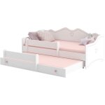 Viking choice ? lit double avec tiroir 160x80 cm ? construction en panneaux d'ameublement certifi�s ? ...