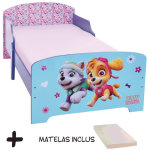 Bebegavroche - lit enfant pat patrouille + matelas
