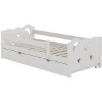 Vicco - lit pour enfant jessica, blanc, 80x160 cm avec tiroir, sans matelas, vitalispa