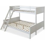 Décoshop26 - lits pour enfants superposés 3 couchages avec sommier à lattes 1 lit deux places 140x200 ... Décoshop26 - lits pour enfants superposés 3 couchages avec sommier à lattes 1 lit deux places 140x200 ...