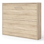 Les tendances - lit escamotable horizontal 140x190 klika - coffrage cambrian - faade cambrian