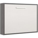 Lit escamotable horizontal 140x190 optima - coffrage glacial 3d - façade glacial 3d Lit escamotable horizontal 140x190 optima - coffrage glacial 3d - façade glacial 3d