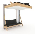 Lit escamotable au plafond juno canap� horizontal couchage 160x200 cm