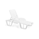Lit bébé en polypropylène blanc Lit bébé en polypropylène blanc