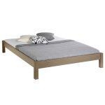 Idimex - lit futon taifun, en pin massif, 140 x 190 cm, lasuré taupe Idimex - lit futon taifun, en pin massif, 140 x 190 cm, lasuré taupe