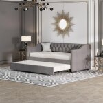 Lit gigogne 90x200cm, canap - lit, lit banquette 2 places, sommiers  lattes, canap lit convertible ...