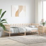Lit de jour sans matelas 90x190 cm bois de pin massif vidaxl