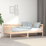 Lit de jour sans matelas bois de pin massif 90x190 cm vidaxl