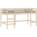 Vidaxl - lit mezzanine d'enfants sans matelas avec chelle 90x190 cm