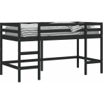 Lit mezzanine enfants chelle 90x200 cm bois pin massif