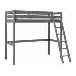 Paris prix - lit mezzanine enfant 'pino' 90x200cm gris Paris prix - lit mezzanine enfant 'pino' 90x200cm gris