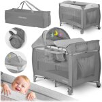 Lit parapluie 125x65x78cm rk - 242 gris