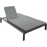 Hesperide - lit de piscine double evasion en aluminium