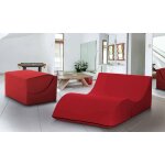 Dmora - talamo italia lit pliant annabella, pouf convertible en lit double, 100% made in italy, pouf ...