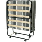 Lit pliant m8 - 80x190 - tissu déco - lattes bois - gain de place Lit pliant m8 - 80x190 - tissu déco - lattes bois - gain de place