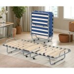 Iperbriko - lit pliant avec matelas 80x200 cm