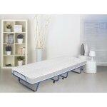 Lit pliant vania, lit pliant avec sommier  15 lattes, matelas inclus, lit peu encombrant, 100% made ...