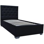 Habitat et jardin - lit simple avec coffre 'tino' - 90 × 190 cm - noir Habitat et jardin - lit simple avec coffre 'tino' - 90 × 190 cm - noir