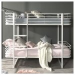 Les tendances - lit superposé 90x200 sommier inclus vipack oscar - blanc Les tendances - lit superposé 90x200 sommier inclus vipack oscar - blanc