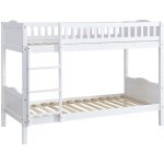 Lit superpos enfant  gabriel  - bois - blanc - 90 x 190 cm