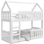 Nova confort - lit superposé mily 90 x 190 cm avec 2 sommiers - lit cabane. blanc Nova confort - lit superposé mily 90 x 190 cm avec 2 sommiers - lit cabane. blanc