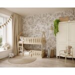 Lit superpos� mily 90 x 190 cm avec 2 sommiers - lit cabane. pin