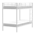 Les tendances - lits superposes separables en metal - blanc - sommiers inclus - 2 x 90 x 190 cm - abby ... Les tendances - lits superposes separables en metal - blanc - sommiers inclus - 2 x 90 x 190 cm - abby ...
